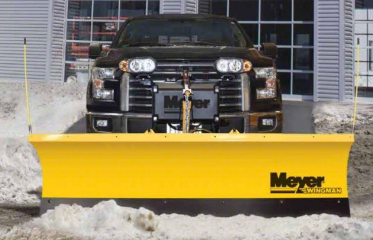Meyer 90-Inch WingMan Fully Hydraulic Snow Plow (Universal; Some Adaptation May Be Required)