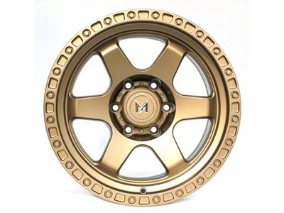 MFlow Racing MF03 Matte Bronze 6-Lug Wheel; 17x9; -12mm Offset (07-14 Yukon)