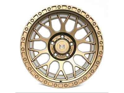 MFlow Racing MF02 Matte Bronze 6-Lug Wheel; 17x9; 0mm Offset (99-06 Silverado 1500)