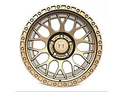 MFlow Racing MF02 Matte Bronze 6-Lug Wheel; 17x9; -12mm Offset (23-26 Canyon)