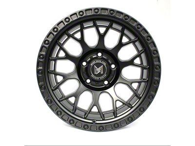 MFlow Racing MF02 Matte Black 6-Lug Wheel; 17x9; -12mm Offset (21-26 F-150)
