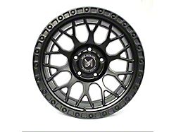 MFlow Racing MF02 Matte Black 6-Lug Wheel; 17x9; -12mm Offset (24-26 Ranger)
