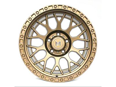 MFlow Racing MF02 Matte Bronze 6-Lug Wheel; 17x9; -12mm Offset (21-26 Yukon)