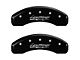 MGP Brake Caliper Covers with Lightning Logo; Black; Front and Rear (99-03 F-150 Lightning)