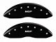 MGP Brake Caliper Covers with MGP Logo; Black; Front and Rear (02-05 RAM 1500, Excluding SRT-10)