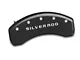 MGP Brake Caliper Covers with Silverado Logo; Black; Front and Rear (14-18 Silverado 1500)