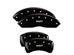 MGP Brake Caliper Covers with MGP Logo; Black; Front and Rear (23-26 Canyon)