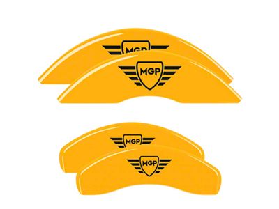 MGP Brake Caliper Covers; Yellow; Front and Rear (2009 F-150)