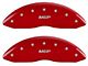 MGP Brake Caliper Covers with MGP Logo; Red; Front and Rear (11-12 F-350 Super Duty)
