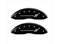 MGP Brake Caliper Covers with Durango Stripes Logo; Black; Front and Rear (06-10 RAM 1500, Excluding SRT-10)