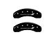 MGP Brake Caliper Covers with Durango Stripes Logo; Black; Front and Rear (02-05 RAM 1500, Excluding SRT-10)