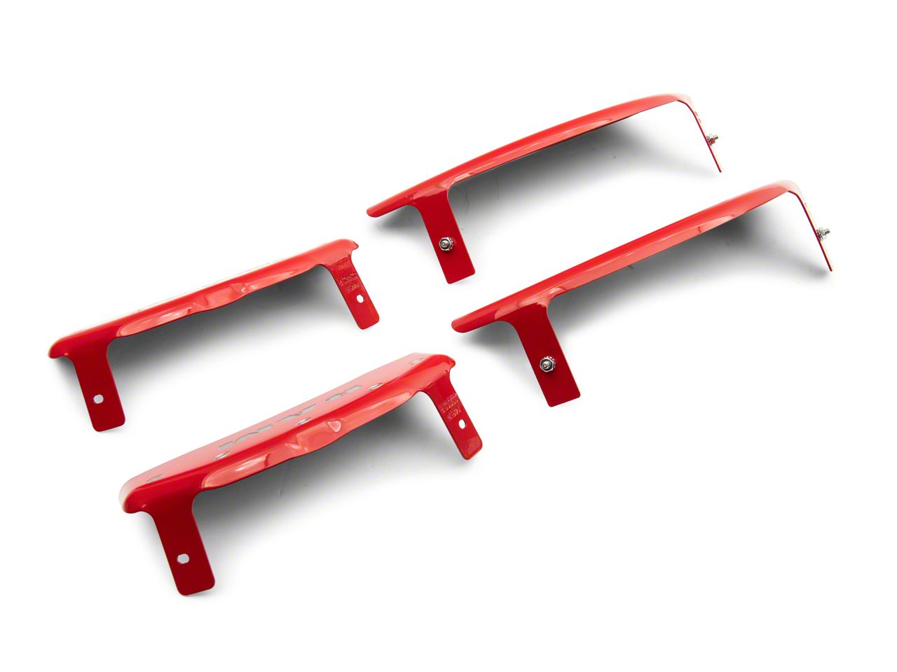 MGP RAM 1500 Brake Caliper Covers with RAM Logo; Red; Front and Rear 55005SRAMRD (1924 RAM 1500