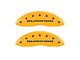MGP Brake Caliper Covers with Durango Logo; Yellow; Front and Rear (06-10 RAM 1500, Excluding SRT-10)