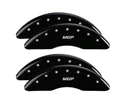 MGP Black Caliper Covers with MGP Logo; Front and Rear (19-23 RAM 2500)