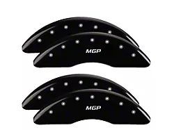 MGP Black Caliper Covers with MGP Logo; Front and Rear (19-23 RAM 2500)