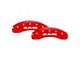 MGP Brake Caliper Covers with RAM Logo; Red; Front and Rear (19-24 RAM 2500)