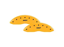MGP Yellow Caliper Covers with MGP Logo; Front and Rear (19-23 RAM 2500)