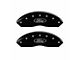 MGP Brake Caliper Covers with Ford Oval Logo; Black; Front and Rear (19-23 Ranger)