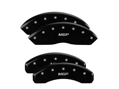MGP Brake Caliper Covers with MGP Logo; Black; Front and Rear (19-23 Ranger)