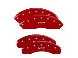 MGP Brake Caliper Covers with MGP Logo; Red; Front and Rear (19-23 Ranger)