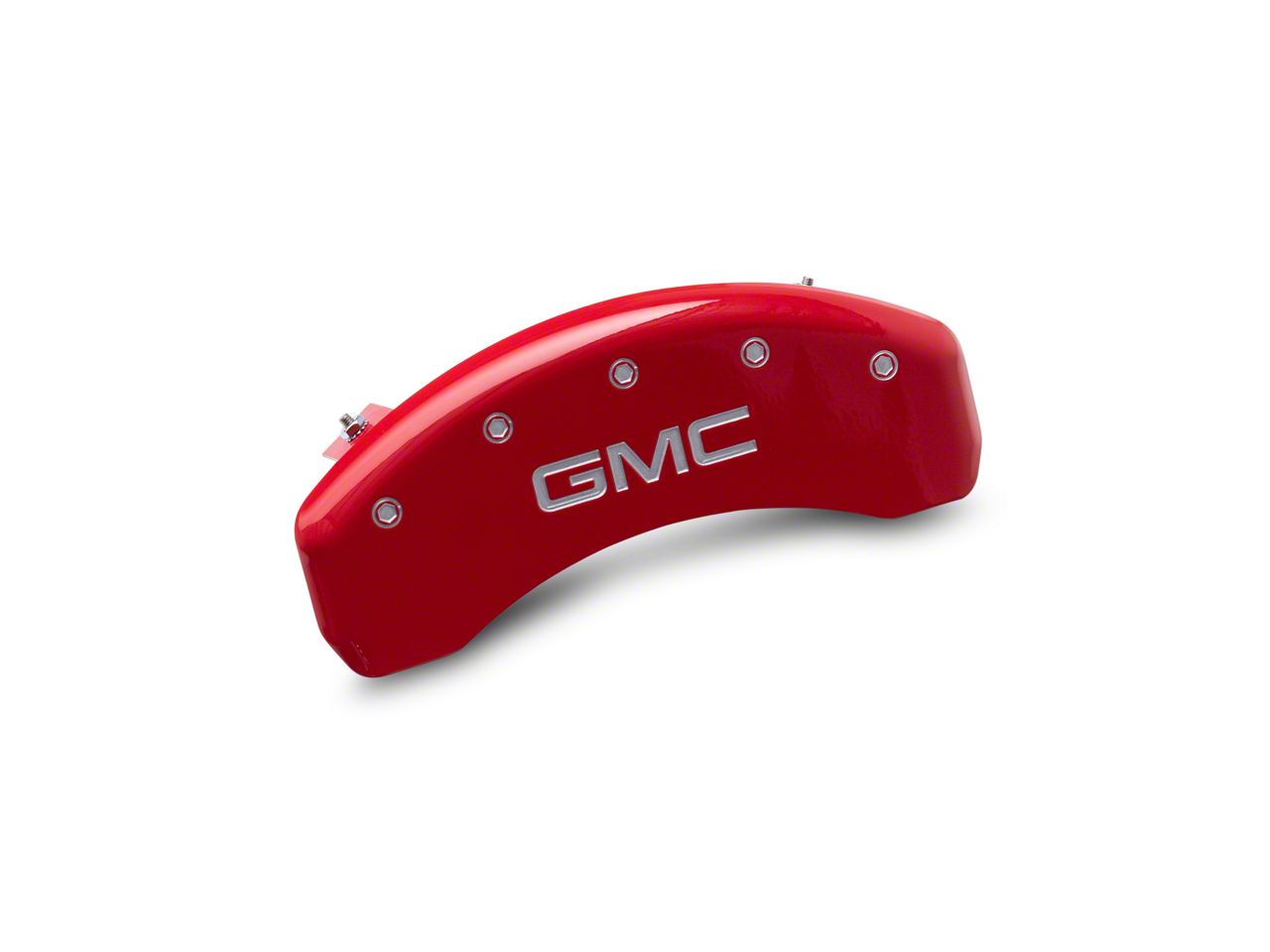 MGP Sierra Red Caliper Covers w/ GMC Logo - Front & Rear 34208SGMCRD ...