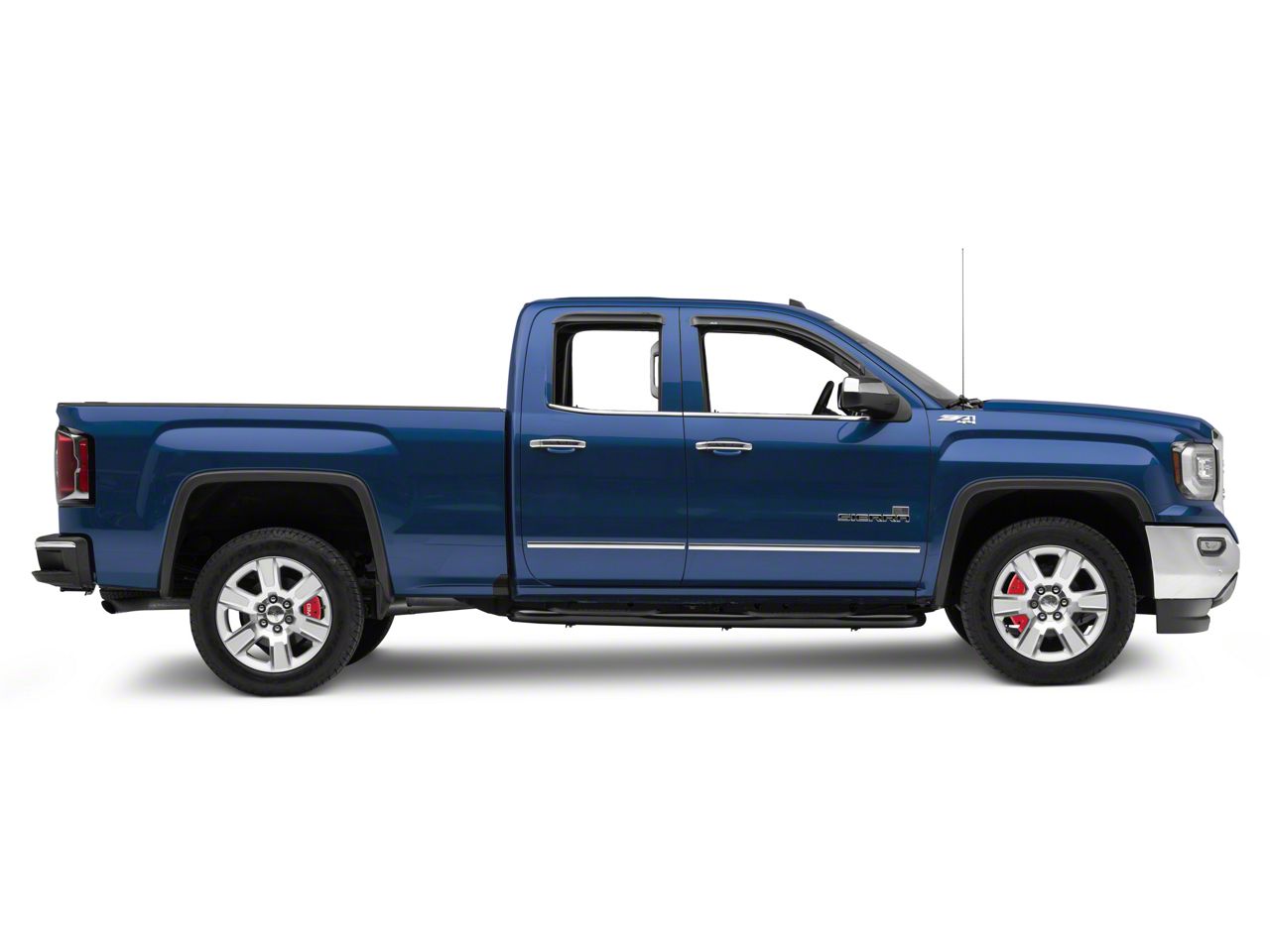 MGP Sierra Red Caliper Covers w/ GMC Logo Front & Rear 34208SGMCRD (1418 Sierra 1500)