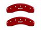 MGP Brake Caliper Covers with MGP Logo; Red; Front and Rear (02-05 RAM 1500, Excluding SRT-10)