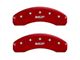 MGP Brake Caliper Covers with MGP Logo; Red; Front and Rear (99-03 F-150 Lightning)