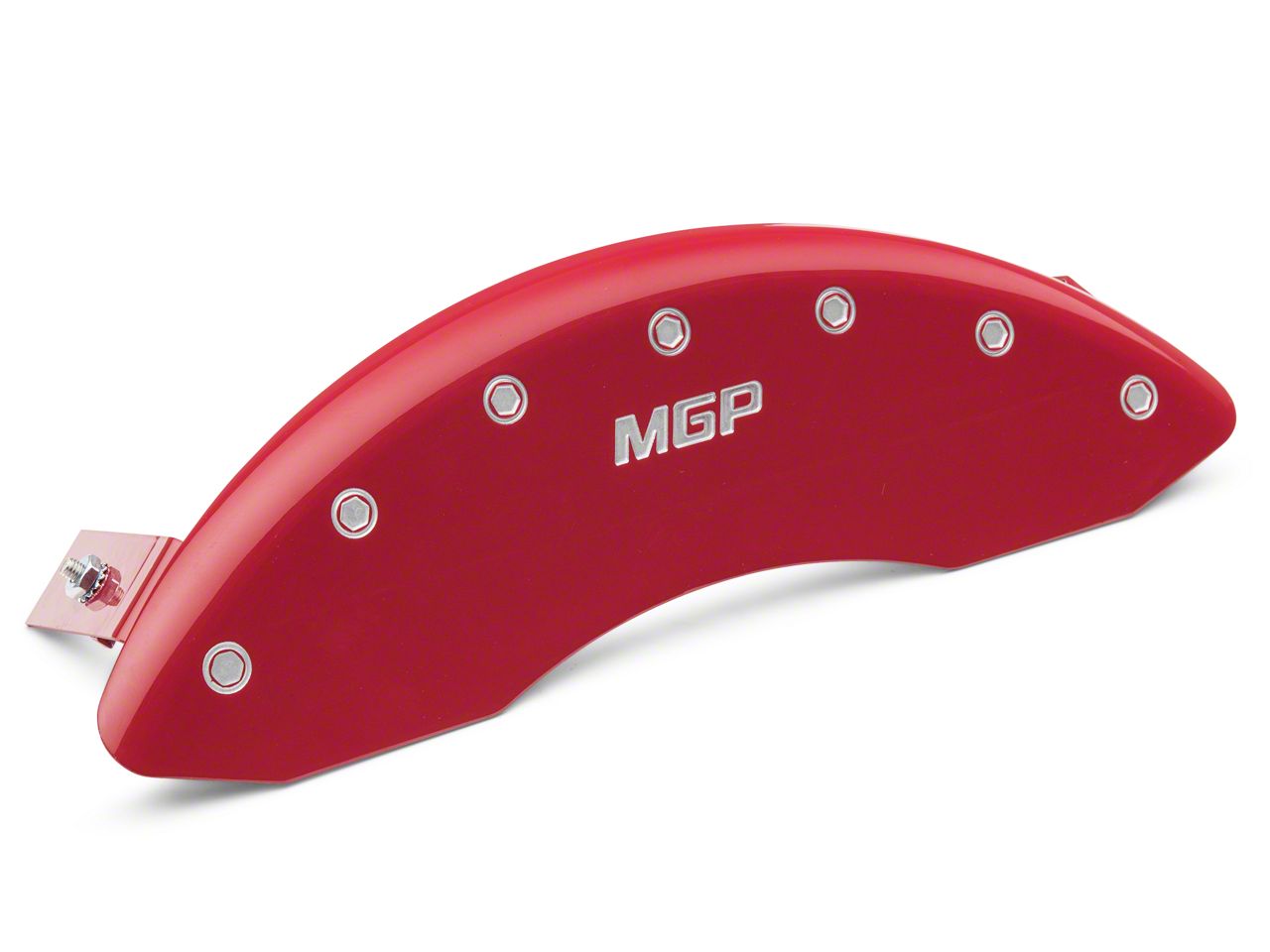 MGP F-150 Red Caliper Covers w/ MGP Logo - Front & Rear MGP F-150 Red Caliper Covers w/ MGP Logo - Front & Rear