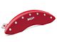 MGP Brake Caliper Covers with MGP Logo; Red; Front and Rear (Late 09-20 F-150)
