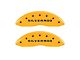 MGP Brake Caliper Covers with Silverado Logo; Yellow; Front Only (05-07 Silverado 1500)