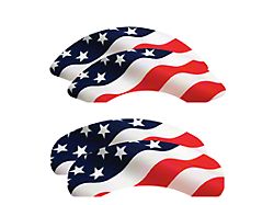 MGP Brake Caliper Covers; Stars and Stripes; Front and Rear (21-26 Tahoe)
