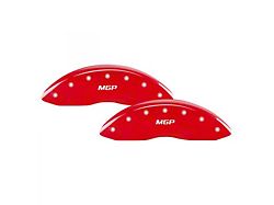 MGP Brake Caliper Covers with MGP Logo; Red; Front and Rear (15-20 Tahoe, Excluding Premier w/ Front Brembo Calipers)
