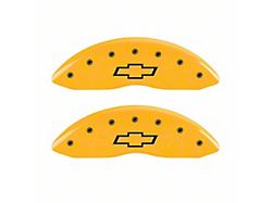 MGP Brake Caliper Covers with Bowtie Logo; Yellow; Front and Rear (21-26 Tahoe)
