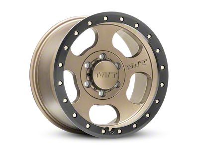 Mickey Thompson Canyon Pro Satin Bronze with Black Lip 8-Lug Wheel; 17x9; 0mm Offset (01-06 Sierra 2500 HD)