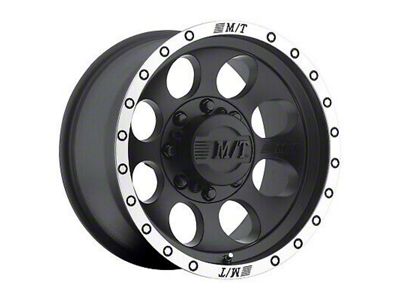 Mickey Thompson CLASSIC BAJA LOCK Matte Black 5-Lug Wheel; 17x9; -12mm Offset (09-18 RAM 1500)