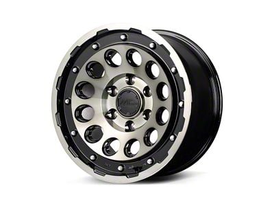 MID Wheels by RAYS H12 Black Clear/MC 6-Lug Wheel; 17x8.5; 10mm Offset (99-06 Sierra 1500)