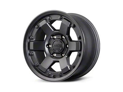 MID Wheels by RAYS M6 Gunblack 6-Lug Wheel; 17x8.5; 10mm Offset (14-18 Sierra 1500)