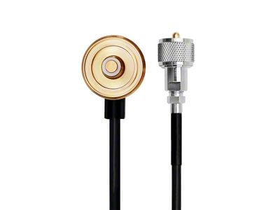 Midland Radio Low Profile Antenna Cable; 6-Foot (Universal; Some Adaptation May Be Required)
