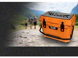 Mile Marker 20-QT Cooler; Orange