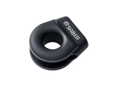 Mile Marker Aluminum Spliced Winch Thimble; Black