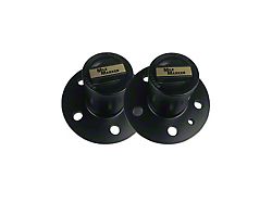 Mile Marker Premium Locking Hubs; 27-Spline; Black (90-97 4WD Ranger w/ Dana 35)