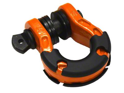 Mile Marker D-Ring Shackles; 8-Ton