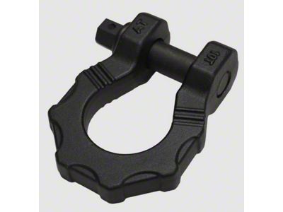 Mile Marker D-Ring Shackles; 10-Ton