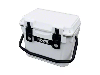 Mile Marker 10-QT Cooler; White
