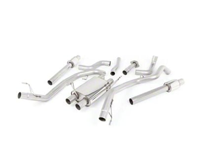 Milltek Dual Exhaust System with Polished Tips; Rear Exit (17-20 F-150 Raptor)