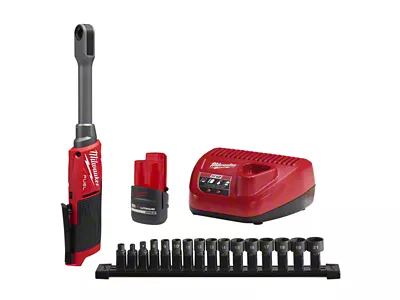 Milwaukee Tool M12 FUEL INSIDER Extended Reach Box Ratchet Kit