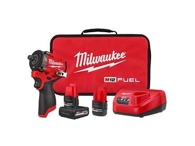 Milwaukee Tool M12 FUEL Stubby 1/2-Inch Impact Wrench Kit
