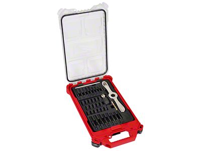 Milwaukee Tool Metric Tap and Die PACKOUT Set with Hex-LOK 2-in-1 Handle; 38-Piece