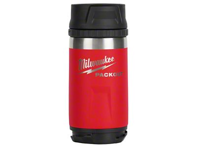 Milwaukee Tool PACKOUT Insulated Bottle with Sip Lid; Red; 12-Ounce